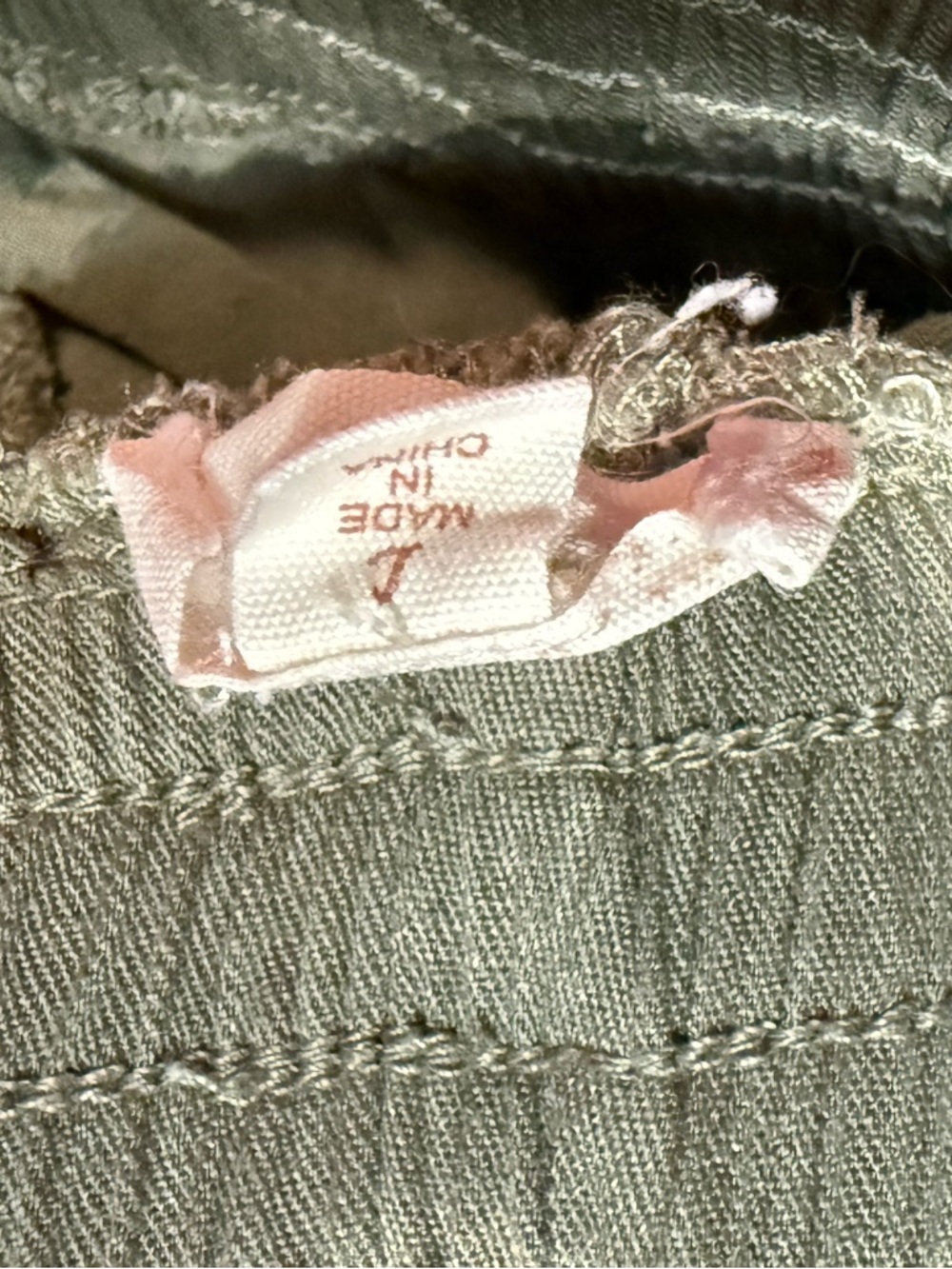 Hem & Thread Olive Drawstring Joggers - Picture 3 of 4